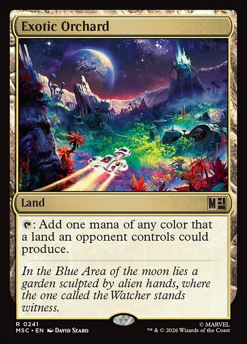 Exotic Orchard Marvel Super Heroes Commander Magic: The Gathering card image
