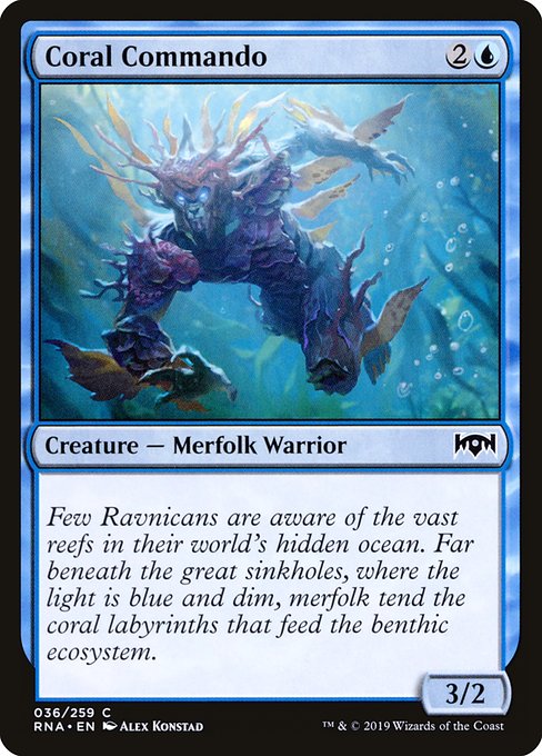 Coral Commando - Ravnica Allegiance #36