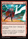 Lightning Strike Marvel Super Heroes Magic: The Gathering card image
