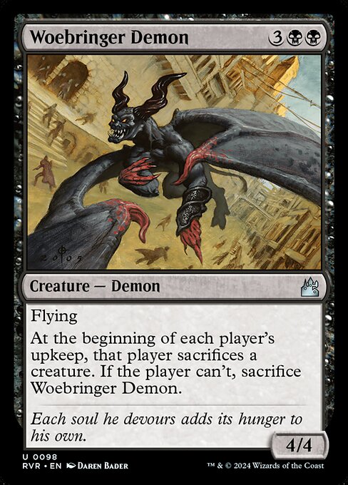Woebringer Demon - Ravnica Remastered #98