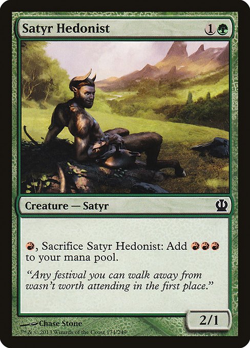 Satyr Hedonist - Theros #174