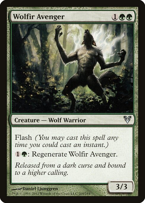 Wolfir Avenger Avacyn Restored Magic: The Gathering card image