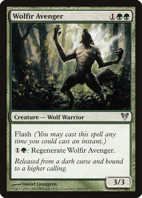 Wolfir Avenger - Avacyn Restored #205 Magic: The Gathering card image