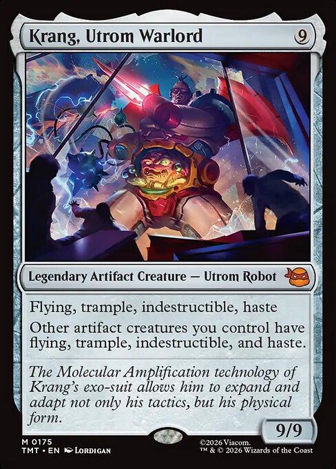 Krang, Utrom Warlord Teenage Mutant Ninja Turtles Magic: The Gathering card image
