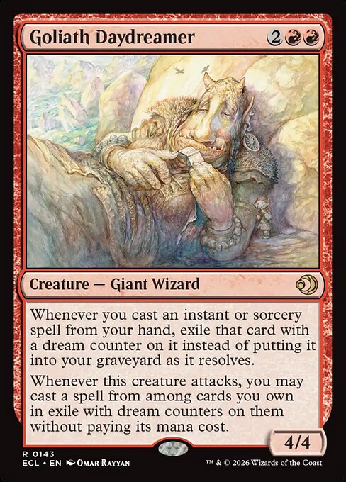 Goliath Daydreamer Lorwyn Eclipsed Magic: The Gathering card image
