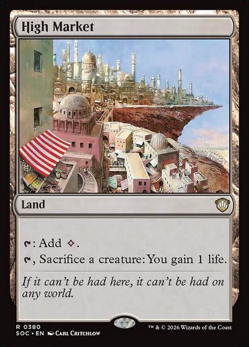 High Market - Secrets of Strixhaven Commander #380