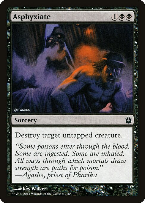 Asphyxiate Born of the Gods Magic: The Gathering card image