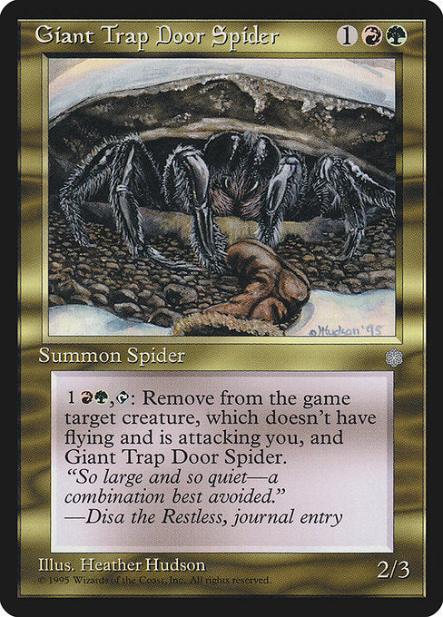 Giant Trap Door Spider - Ice Age #293