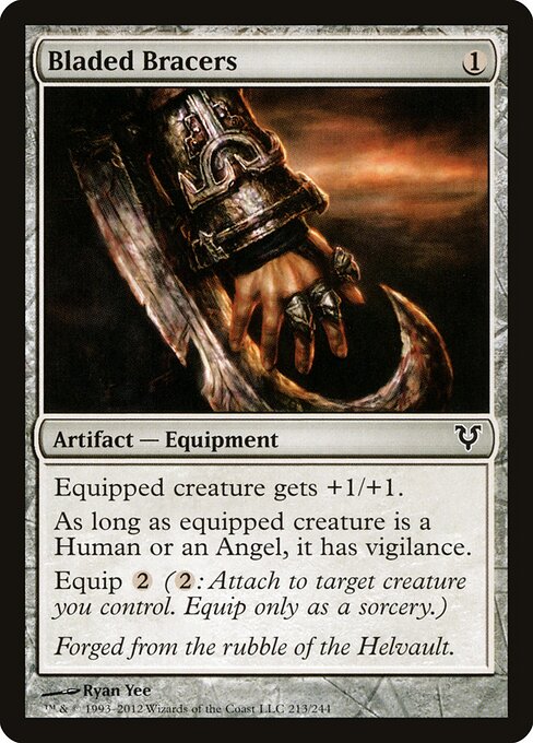 Bladed Bracers Avacyn Restored Magic: The Gathering card image