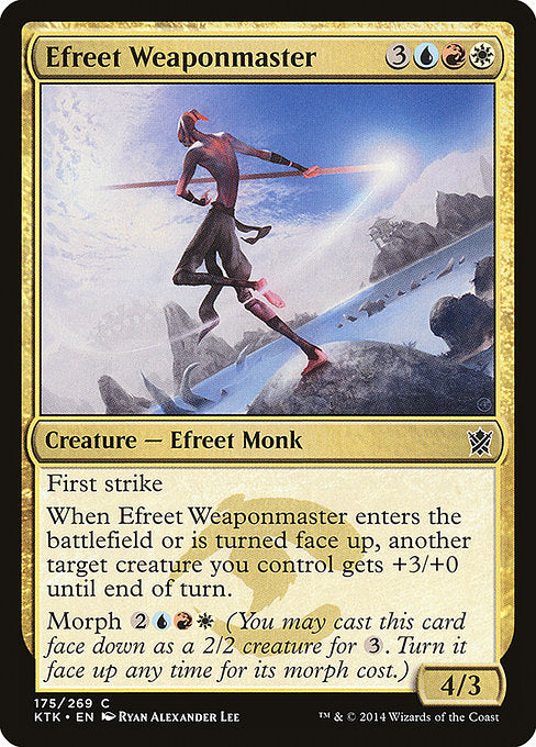 Efreet Weaponmaster - Khans of Tarkir #175