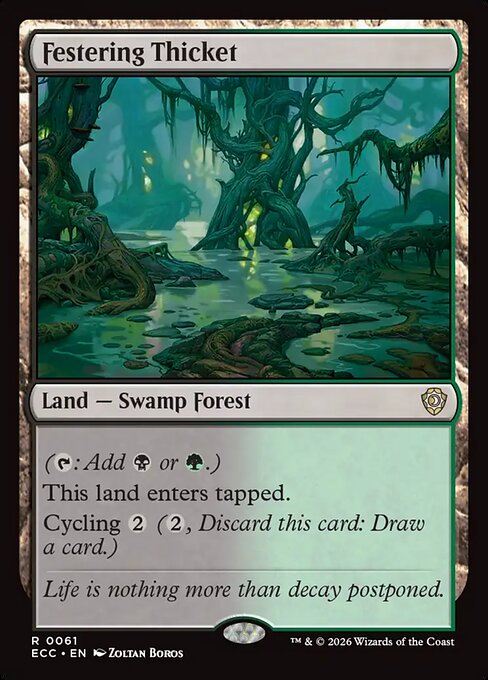 Festering Thicket - Lorwyn Eclipsed Commander #61