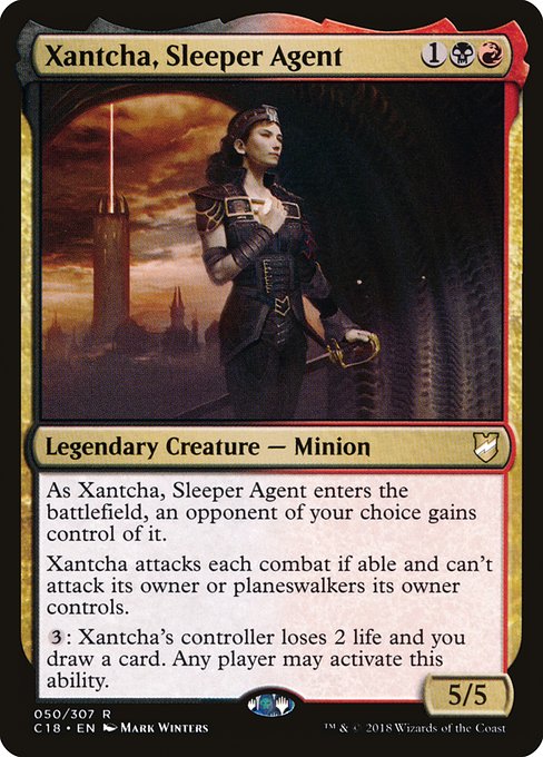Xantcha, Sleeper Agent - Commander 2018 #50