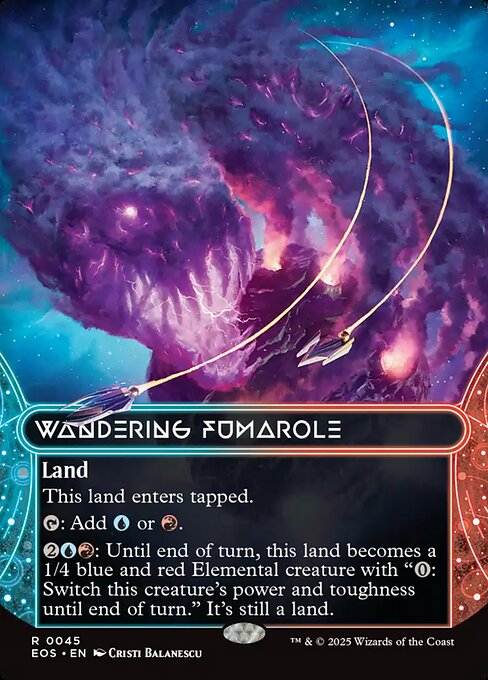 Wandering Fumarole Edge of Eternities: Stellar Sights Magic: The Gathering card image