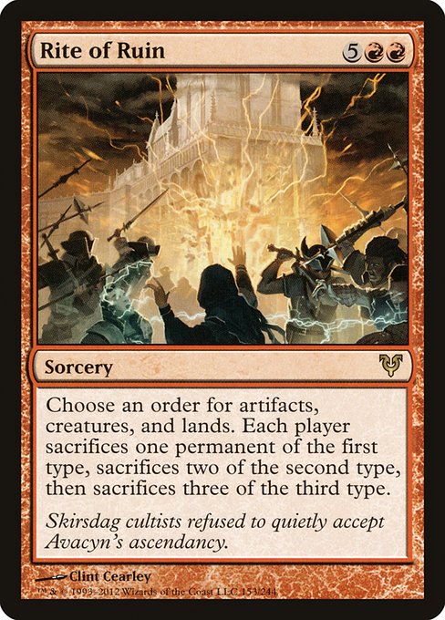 Rite of Ruin - Avacyn Restored #153