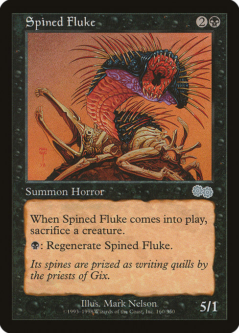 Spined Fluke - Urza's Saga #160