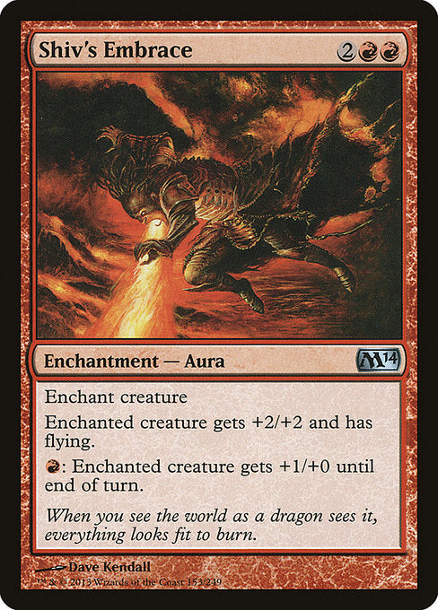 Shiv's Embrace - Magic 2014 #153 Magic: The Gathering card image