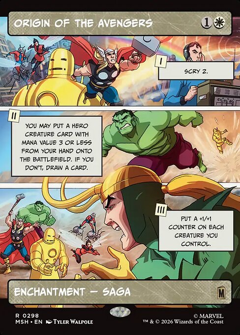 Origin of the Avengers MSH 298