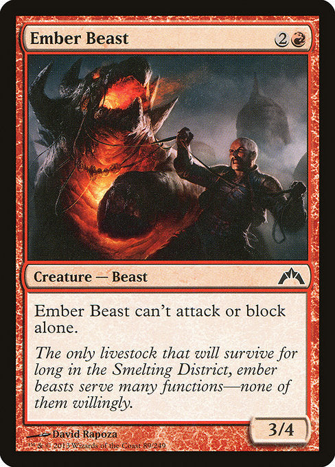Ember Beast - Gatecrash #89