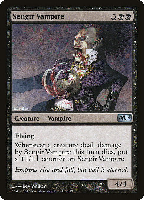 Sengir Vampire - Magic 2014 #113