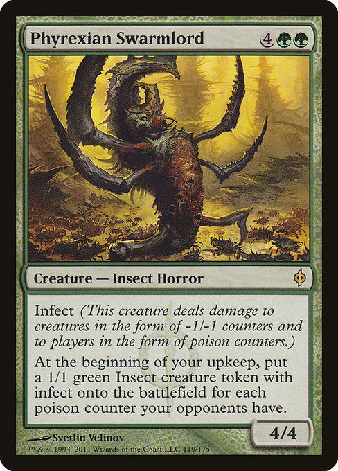 Phyrexian Swarmlord - New Phyrexia #119