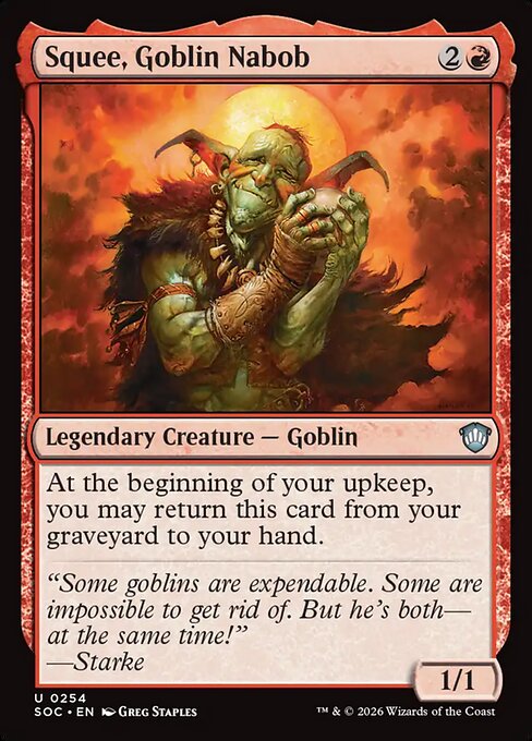 Squee, Goblin Nabob - Secrets of Strixhaven Commander #254