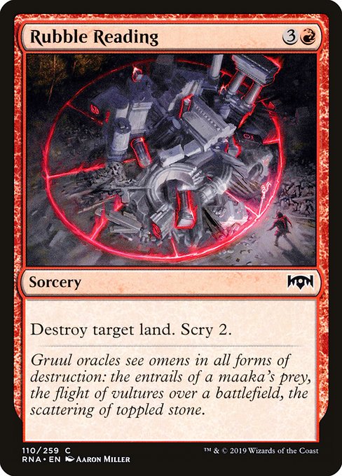 Rubble Reading - Ravnica Allegiance #110