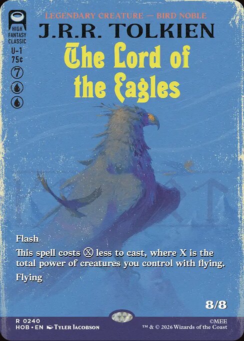 The Lord of the Eagles - The Hobbit #240 - Near Mint - Non-Foil