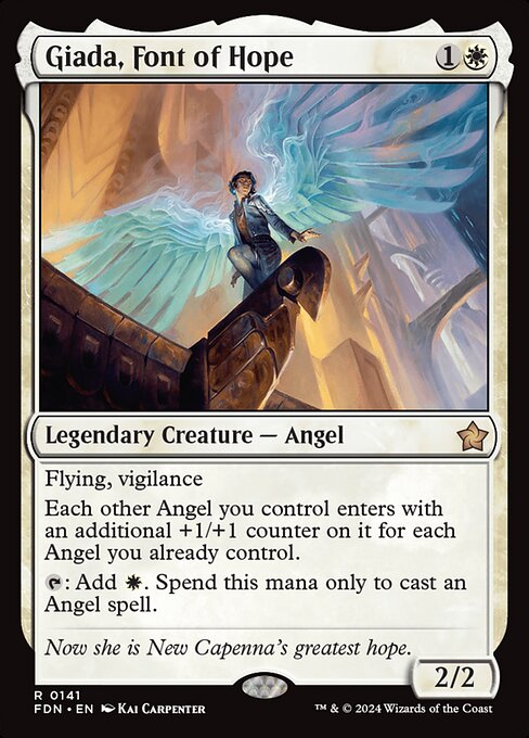 Giada, Font of Hope - Foundations #141 Magic: The Gathering card image