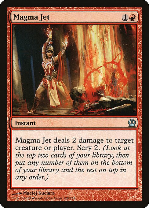 Magma Jet Theros Magic: The Gathering card image