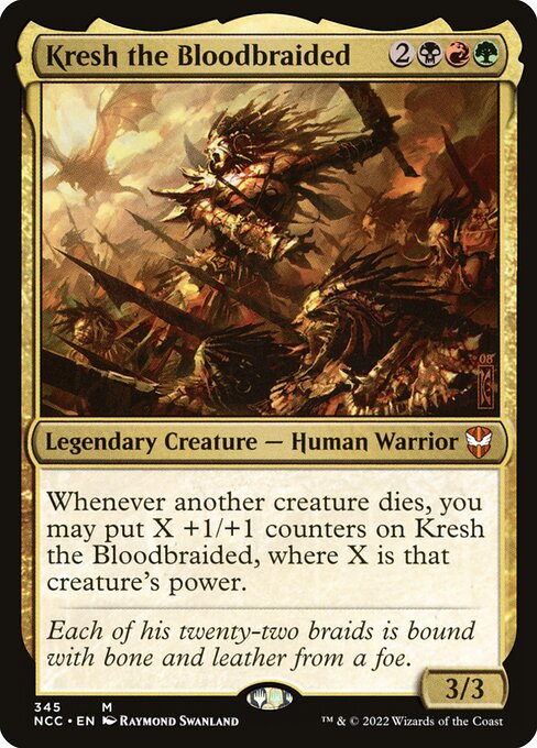 Kresh the Bloodbraided - New Capenna Commander #345