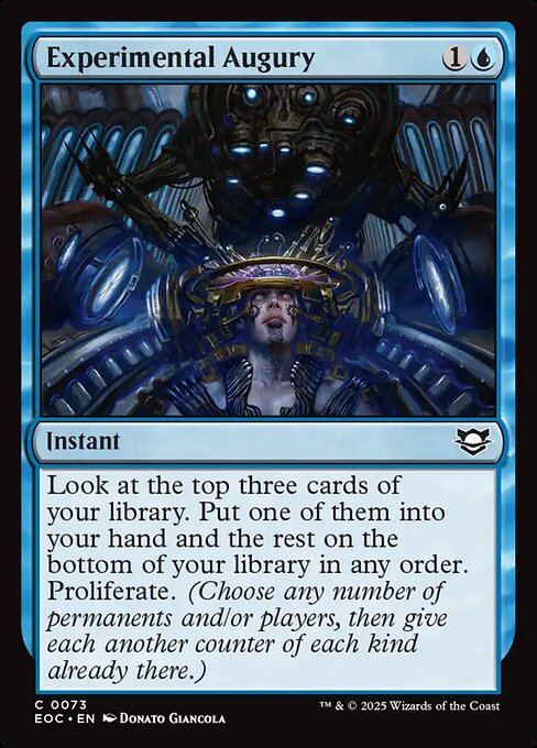 Experimental Augury - Edge of Eternities Commander #73