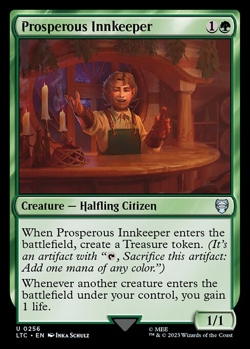Prosperous Innkeeper Tales of Middle-earth Commander Magic: The Gathering card image