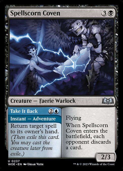 Spellscorn Coven // Take It Back - Wilds of Eldraine #237