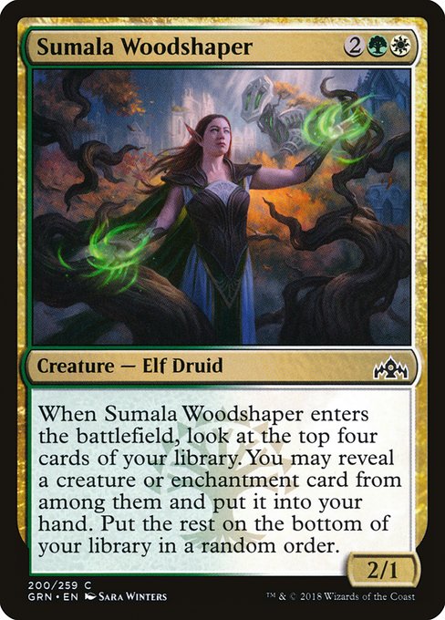 Sumala Woodshaper - Guilds of Ravnica #200 Magic: The Gathering card image