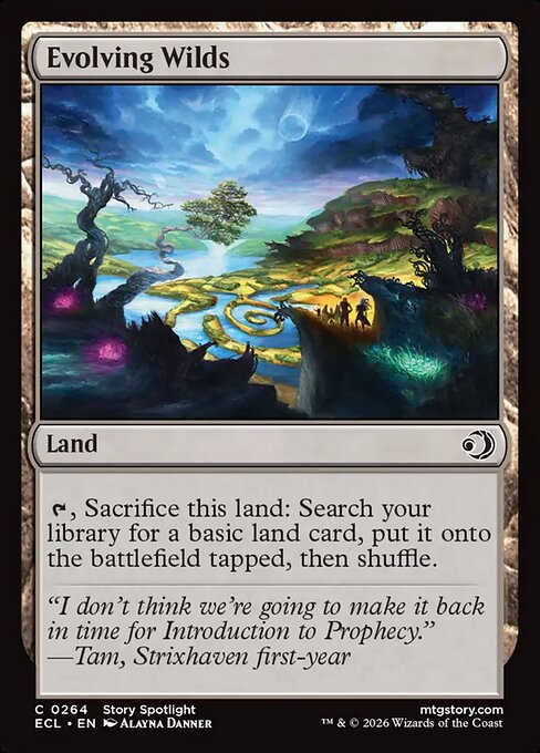 Evolving Wilds - Lorwyn Eclipsed #264 Magic: The Gathering card image