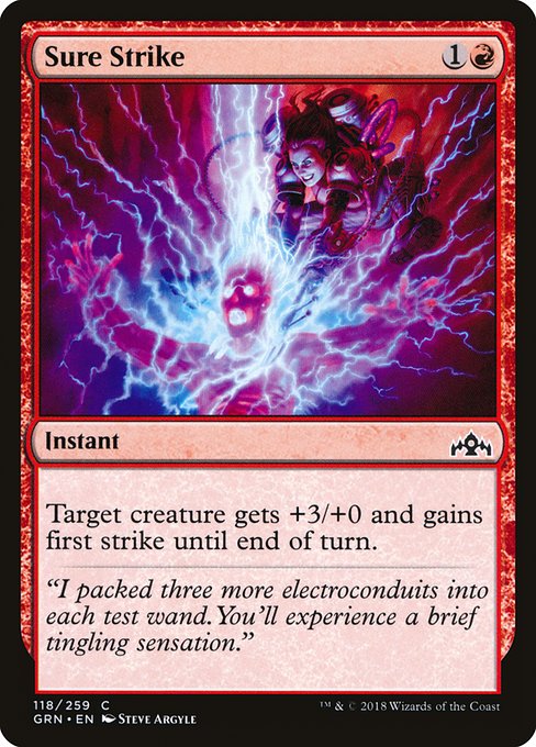 Sure Strike - Guilds of Ravnica #118 Magic: The Gathering card image