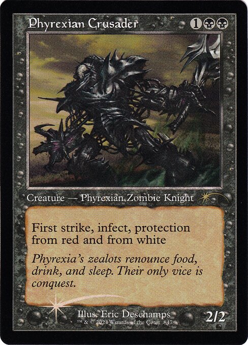 Phyrexian Crusader Secret Lair Drop Magic: The Gathering card image