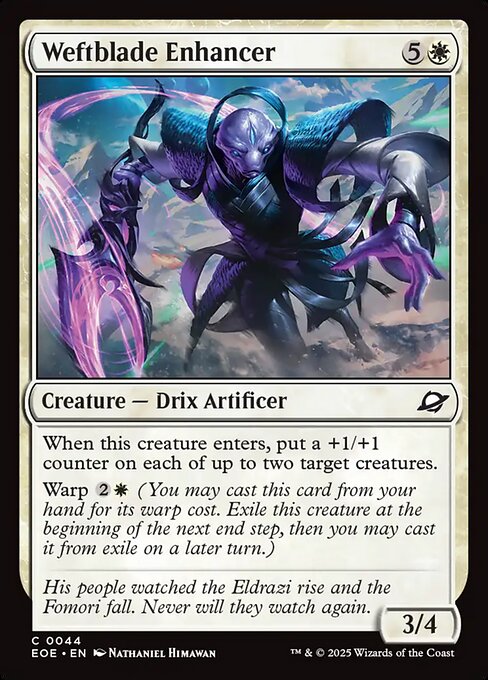 Weftblade Enhancer - Edge of Eternities #44