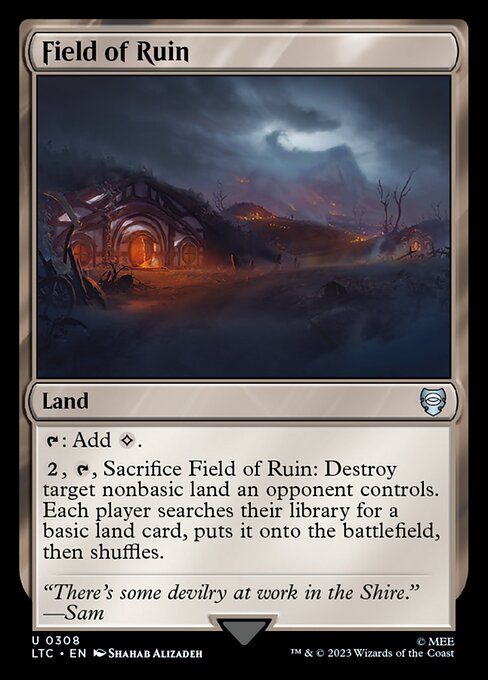 Field of Ruin - Tales of Middle-earth Commander #308