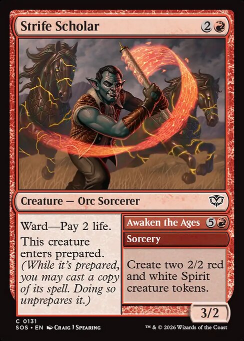 Strife Scholar // Awaken the Ages - Secrets of Strixhaven #131