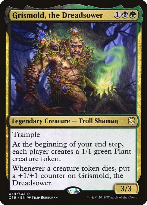 Grismold, the Dreadsower - Commander 2019 #44 Magic: The Gathering card image