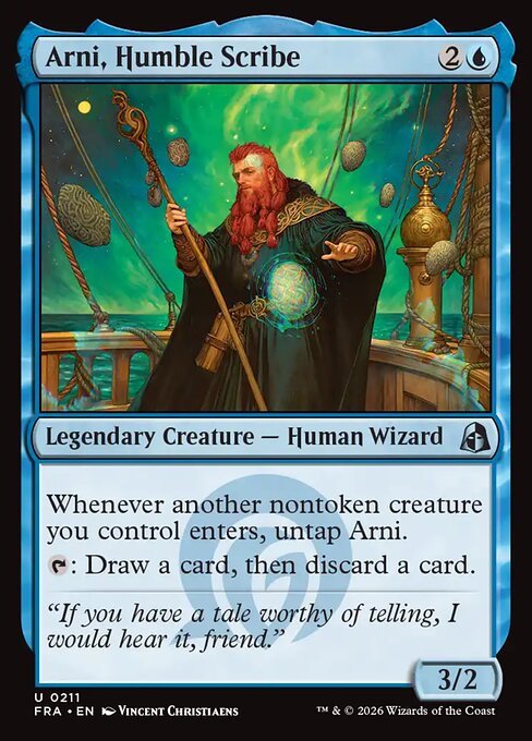 Arni, Humble Scribe - Reality Fracture - Non-Foil