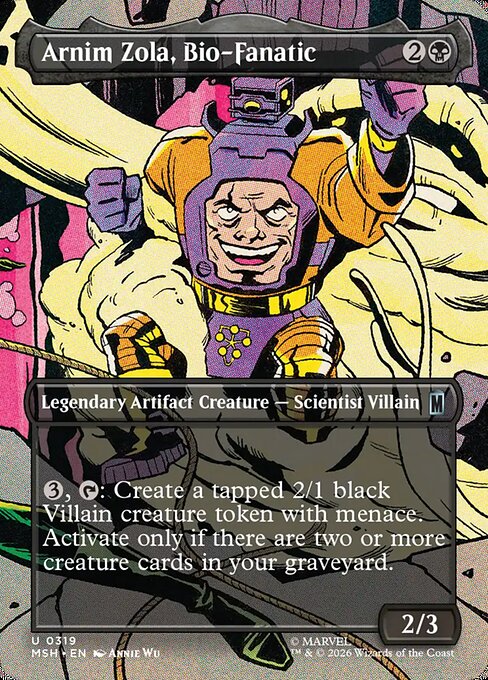 Arnim Zola, Bio-Fanatic Marvel Super Heroes Magic: The Gathering card image