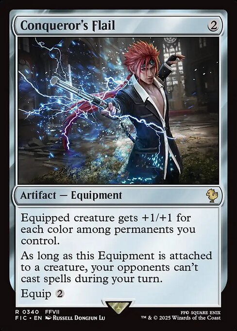 Conqueror's Flail - Final Fantasy Commander #340 Magic: The Gathering card image