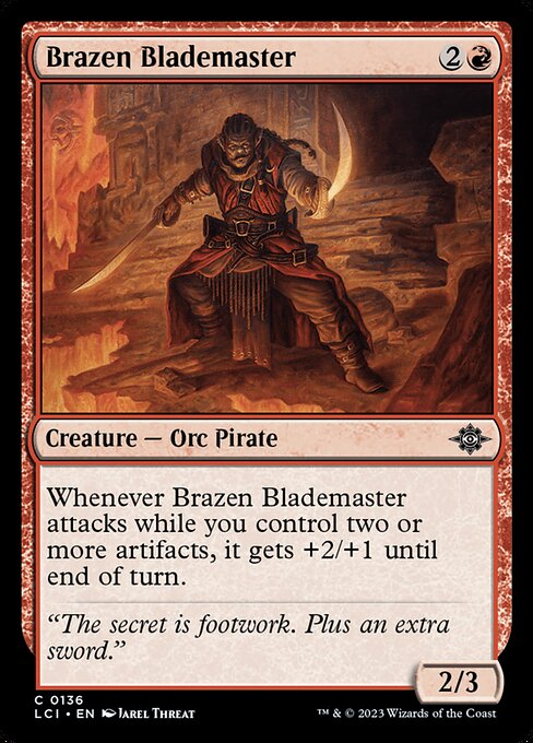 Brazen Blademaster - The Lost Caverns of Ixalan #136