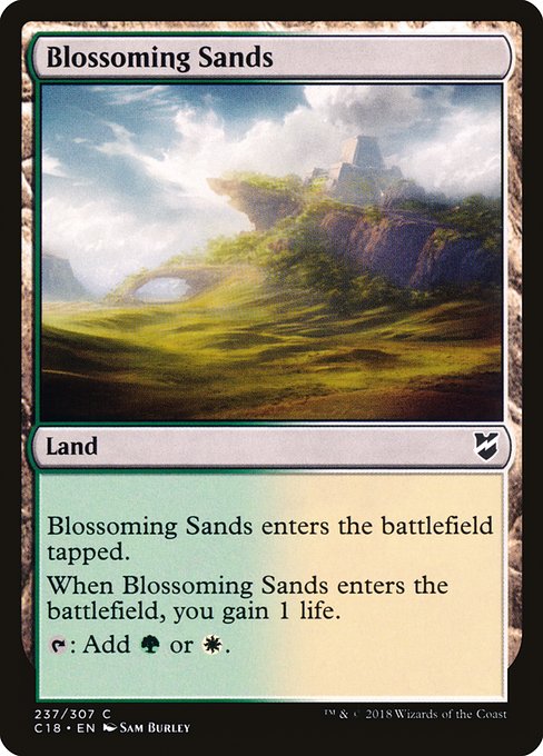 Blossoming Sands - Commander 2018 #237