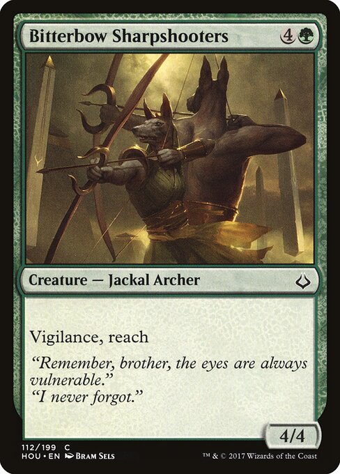 Bitterbow Sharpshooters Hour of Devastation Magic: The Gathering card image