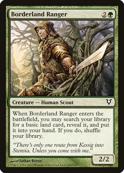 Borderland Ranger - Avacyn Restored #169 Magic: The Gathering card image