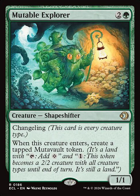 Mutable Explorer - Lorwyn Eclipsed #186 Magic: The Gathering card image