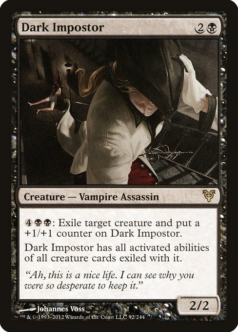 Dark Impostor - Avacyn Restored #92 Magic: The Gathering card image